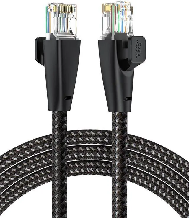 Main image of CableCreation Cat 6 Ethernet Cable Braided Cat6 Gigabit High Speed 1000Mbps Internet Cable RJ45 Network LAN Cord Compatible with PC PS5 PS4 PS3 Xbox Smart TV Router, 1.64FT
