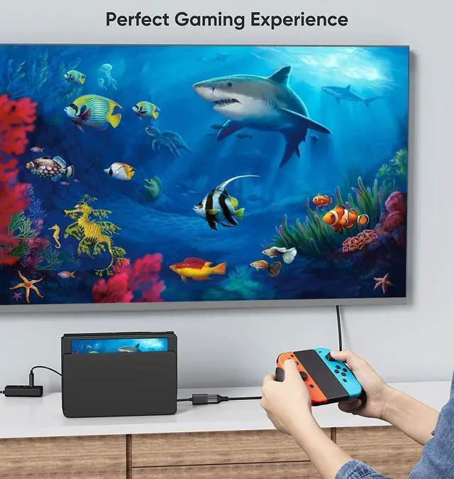 Alt view image 3 of 7 - CableCreation HDMI to DisplayPort Adapter with USB Power, 4K X 2K@60Hz HDMI Male to DP Female Adapter Compliant with Xbox One/PS4/PS5