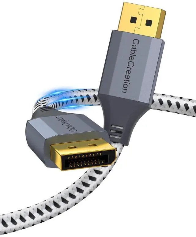 Main image of CableCreation 8K DisplayPort Cable 3 FT/0.9M, DP Cable 1.4 Male to Male,Support 8K@60Hz, 4K@144Hz, 2K@165Hz Video Resolution & HDR,Gray