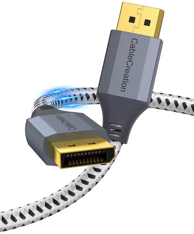Main image of CableCreation 8K DisplayPort Cable 10 FT/3M, DP to DP Cable 1.4,Support 8K@60Hz, 4K@144Hz, 2K@165Hz Video Resolution & HDR,Gray