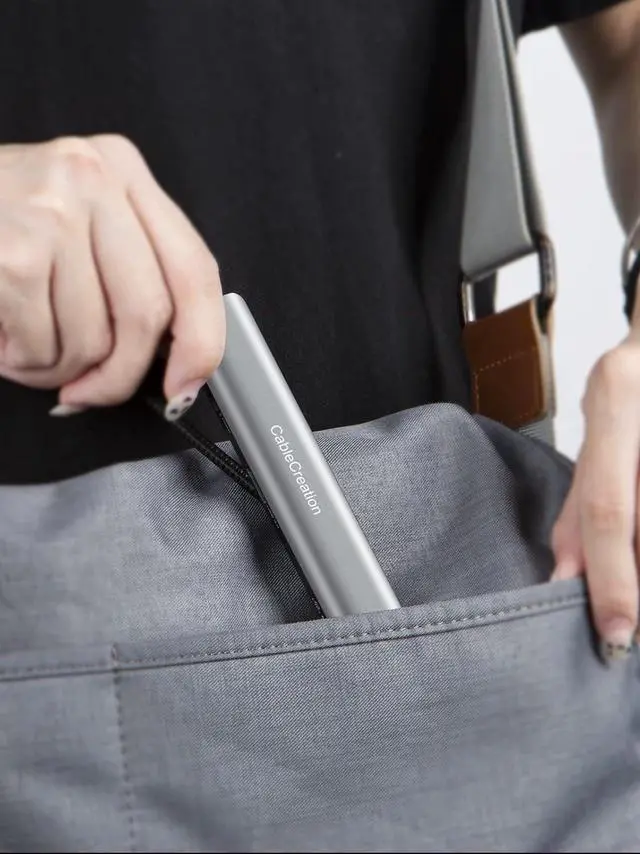 Alt view image 7 of 7 - USB C Hub Multiport Adapter, CableCreation 5-in-1 USB C Adapter Aluminum Shell with 4K HDMI, 1Gbps Ethernet, 3 USB 3.0 Ports for MacBook Pro/Air 2020/2019, iPad Pro 2020, Surface Go, XPS