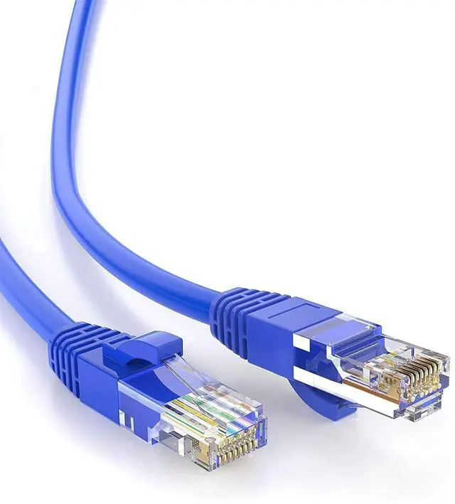 Main image of Cat 6a Ethernet Cable 10Feet, Network LAN Patch Cable, High Speed 10Gbps Internet Cord with Standard RJ45 Connector for PC, Computer Servers, Router, Modem, Smart TV, Printer, PS5