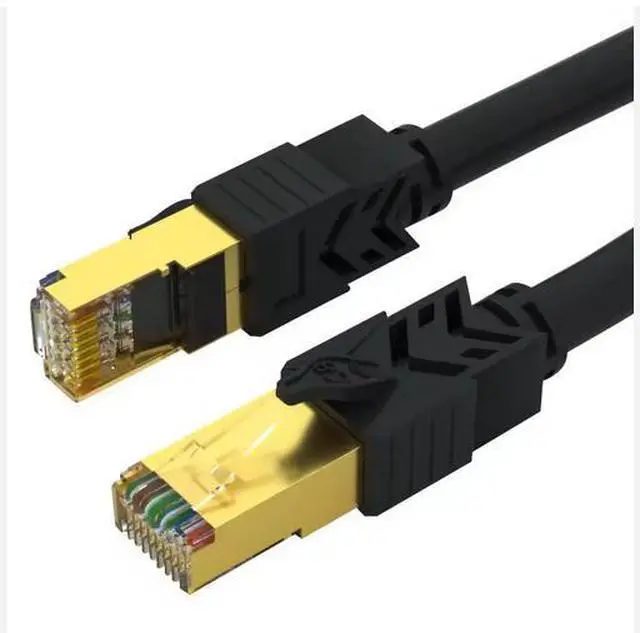 Alt view image 2 of 3 - Shielded (SFTP) Cat 8 Ethernet Cable, 10Gbps/40Gbps, RJ45 Connector,  LSZH Jacket - for Gaming, Server & Data Center 2m