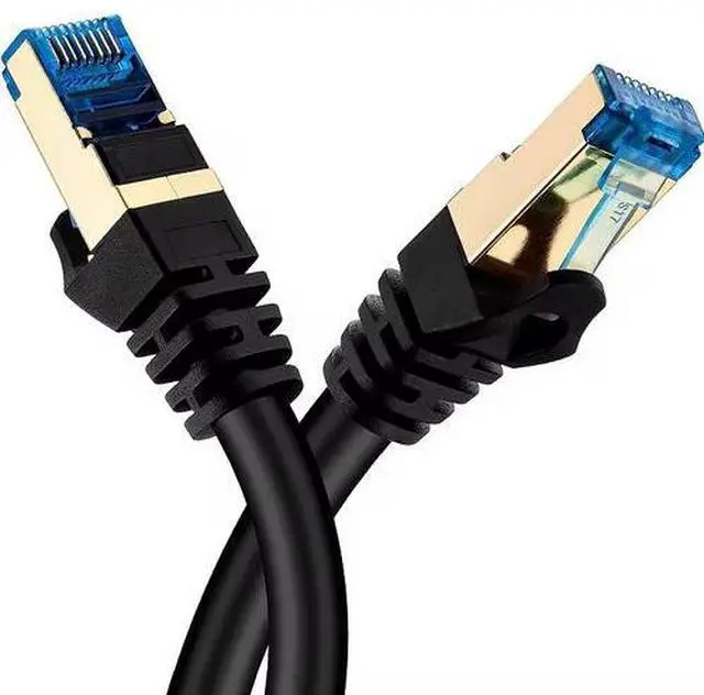Main image of Shielded (FTP/SFTP)  Cat7 Ethernet Cable,  2000MHz, Pure Copper 24AWG, LSZH Jacket, PoE++ Support, RJ45 Connector - for Network & Communication