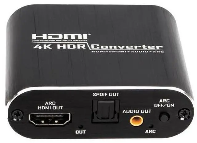 Alt view image 3 of 5 - Torpedo Nova HDMI Audio Extractor Splitter 4K@60Hz, HDMI ARC to HDMI + Optical SPDIF + 3.5mm Stereo Output, Support Dolby Digital/DTS HD, 5.1CH Audio Converter Adapter