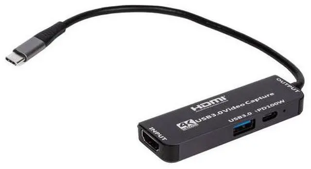 Main image of Torpedo Nova USB C Video Capture Card 4K 30Hz, with 100W PD Charging & USB 3.0 Data Transfer, Plug & Play for OBS Streaming, Gaming, Conference, Compatible with Laptop, Phone, PC