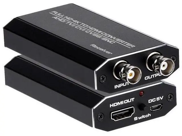 Main image of Torpedo Nova Professional 4-in-1 Video Converter: TVI/CVI/AHD/CVBS to HDMI, 4K Output, Compatible with 5MP Security Cameras for Monitor & DVR Systems
