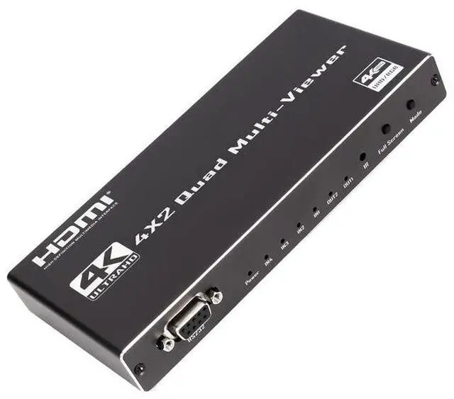 Alt view image 4 of 5 - Torpedo Nova HDMI 4x2 Video Wall Processor, 4K@30Hz Seamless Switching Splitter, Multi-Screen Display for Gaming & Surveillance