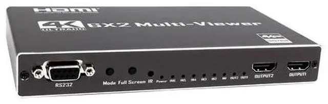 Alt view image 2 of 4 - Torpedo Nova HDMI 1.4 6x2 Video Splitter, 4K@30Hz Seamless Switching, Aluminum Housing, Remote Control