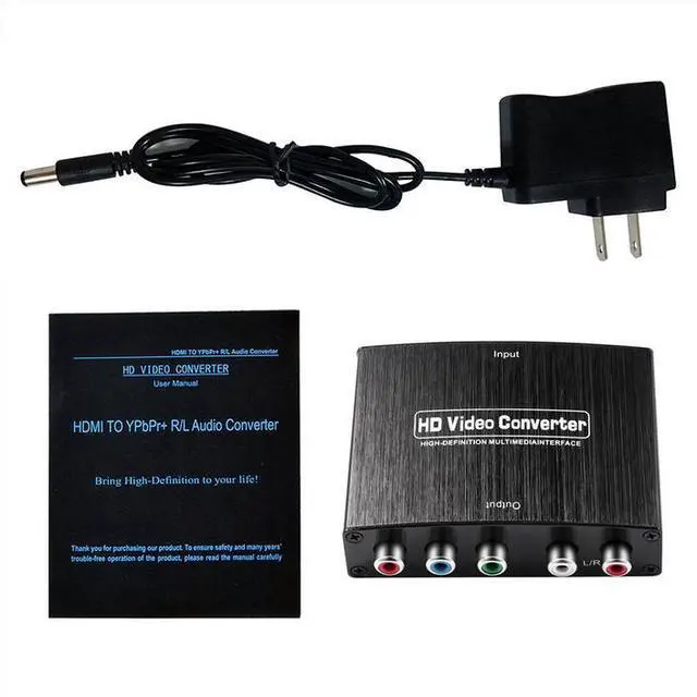 Alt view image 5 of 5 - HDMI to YPbPr Converter, 1080P@60Hz, with Analog Audio Output, HDCP Compatible