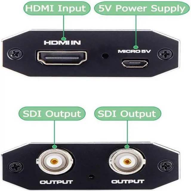 Alt view image 2 of 5 - Torpedo Nova HDMI to Dual 3G-SDI Converter, 1080P@60Hz, 10-bit Processing, 120m Transmission