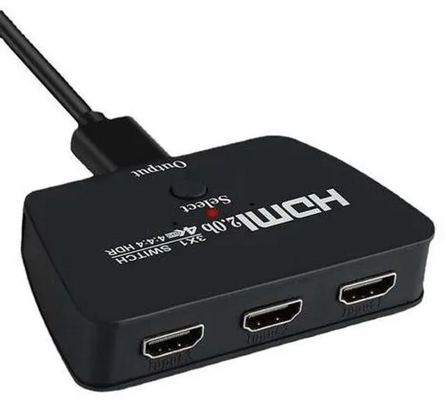 Main image of Torpedo Nova HDMI 2.0 3x1 Switch, Portable Design, 4K@60Hz, HDCP 2.2, Manual Switching