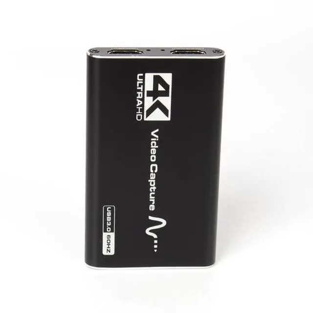 Alt view image 3 of 7 - Torpedo Nova 4K HDMI Video Capture Card, 1080P@60FPS Recording, 4K Loop-Out, USB 3.0, Mic & Audio Input for Live Streaming