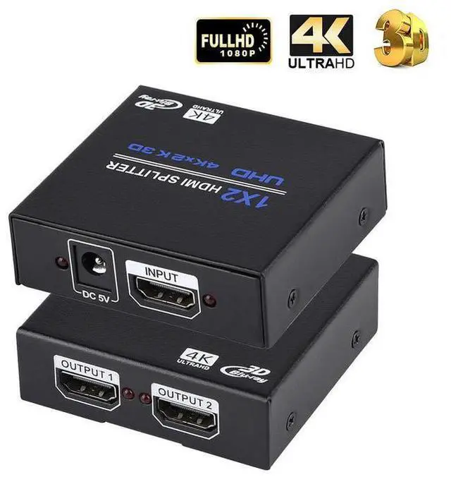 Main image of Torpedo Nova HDMI 1x2 Splitter, 4K@30Hz, HDCP 1.4 Compatible, Compact Portable Design