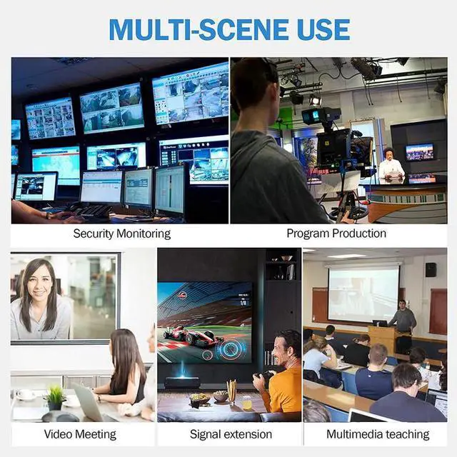 Alt view image 6 of 7 - Torpedo Nova 4K60 HDMI to SDI Converter 3G with Dual Output - 4K@60Hz HDMI 2.0 Input to 2x 1080p SDI Output, HDCP 2.3 Compliant, Audio Embedding, Plug-and-Play for Broadcast & Live Streaming