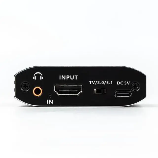 Alt view image 3 of 4 - Torpedo Nova 4K HDMI Audio Extractor Splitter - HDMI to HDMI & Optical Toslink SPDIF / Coaxial / 3.5mm Stereo Audio Output Converter, Support 4K@30Hz, Compatible with PS5, PS4, Fire Stick,