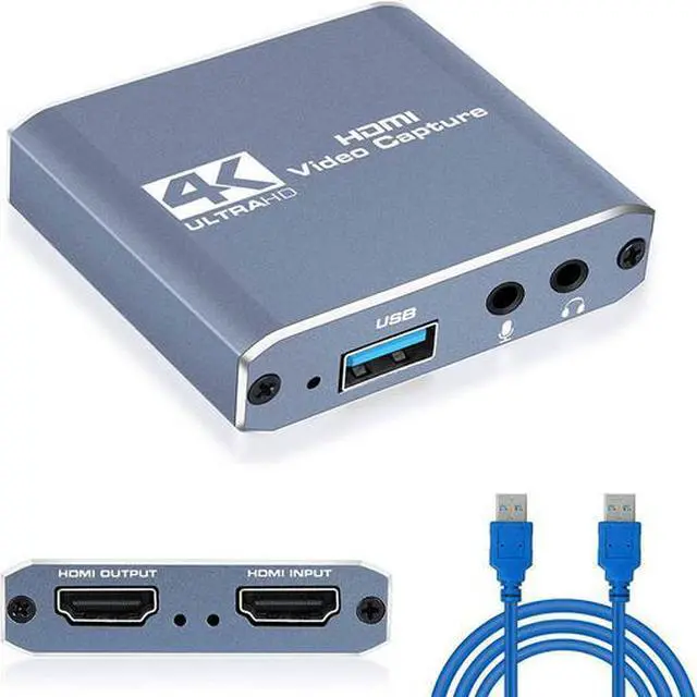 Main image of Torpedo Nova 4K USB 2.0 HDMI Video Capture Card with Loop Out & Audio Mixing - 1080p 60Hz Recording, UVC/UAC Compliant, Plug & Play for OBS, VLC, Windows, Mac, Android