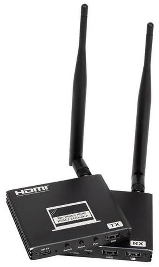 Main image of Wireless HDMI KVM Extender 100m - 5.8G Wireless HDMI Transmitter & Receiver Kit, 1080P 60Hz with USB Keyboard/Mouse Support, Up to 100m Range for Home/Office