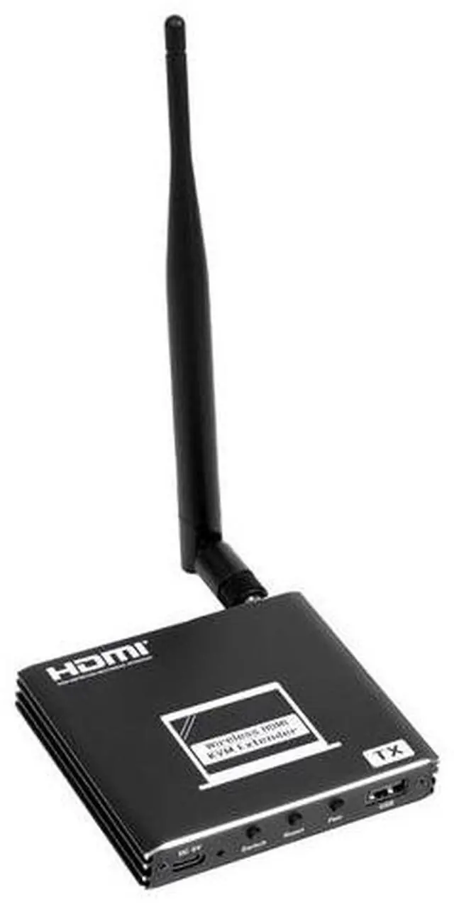 Alt view image 2 of 6 - Wireless HDMI KVM Extender 100m - 5.8G Wireless HDMI Transmitter & Receiver Kit, 1080P 60Hz with USB Keyboard/Mouse Support, Up to 100m Range for Home/Office