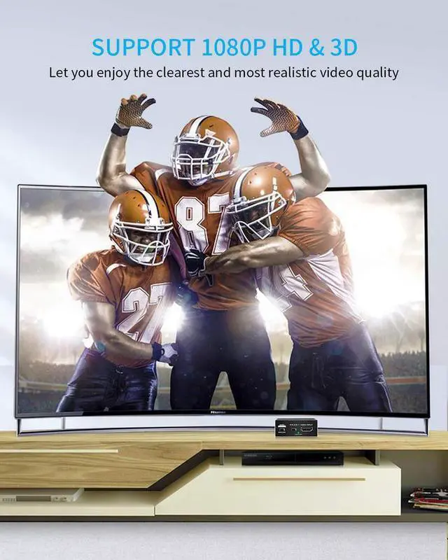 Alt view image 6 of 7 - 4K@60Hz HDMI 2.0 Audio Extractor with ARC - SPDIF Optical & 3.5mm AUX Stereo Output, Support HDCP 2.2, HDR10, 4:4:4 Chroma, Metal Housing