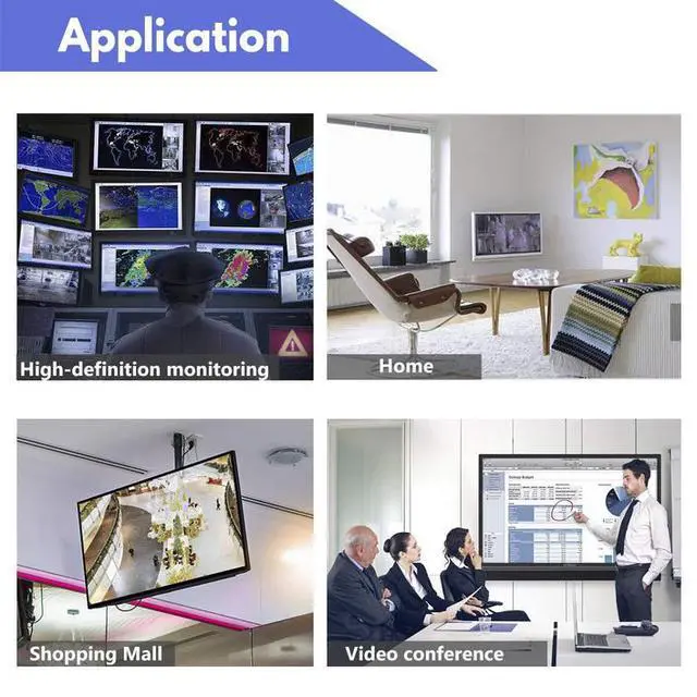Alt view image 6 of 6 - HDMI to AHD/TVI/CVI Converter with Loop Out - 1080P HDMI to Analog Security Video Converter, 400m Coaxial Transmission, Zero Delay, for CCTV System & Security Cameras