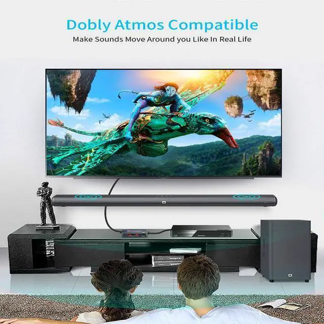 Alt view image 7 of 7 - 5x1 HDMI 2.0 Switch 4K@60Hz - 5 in 1 Out HDMI Switcher with Remote, Support HDR10, Dolby Vision, HDCP 2.2, 3D, Auto-Switching, for Gaming & Home Theater