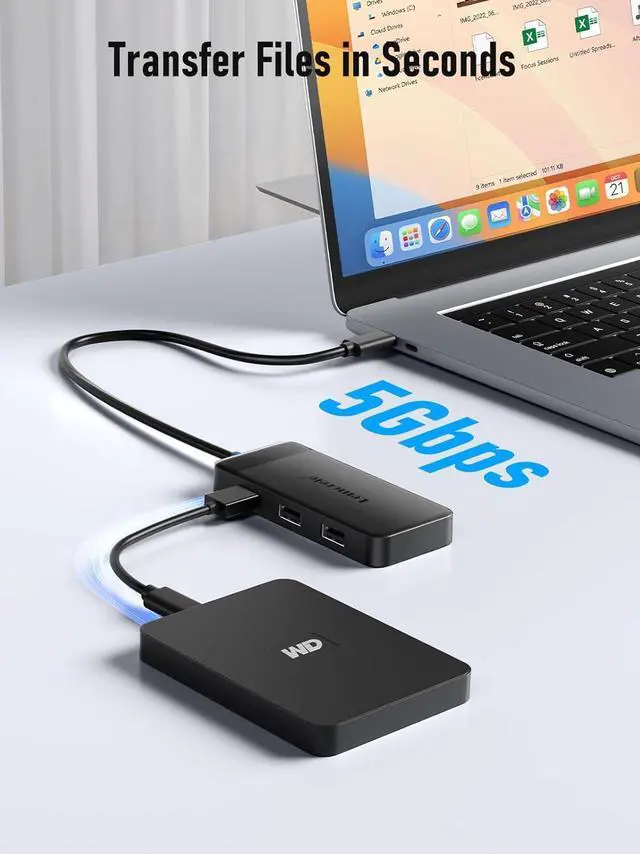 Alt view image 5 of 7 - Lemorele Docking Station Dual Monitor, 6 in 1 USB C Hub Multiport Adapter w/2 HDMI 4K, 5Gbps USB3.0 & 2 USB2.0, 100W PD Charging - USB C Dock for Laptop Dell/Lenovo/HP/MacBook/Surface - Plug and Play