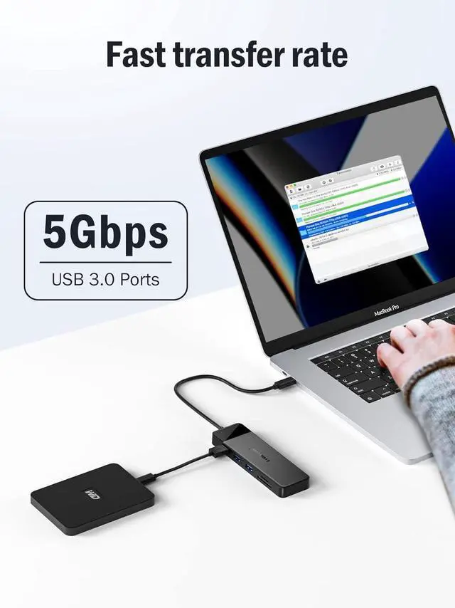 Alt view image 6 of 7 - Lemorele USB C Docking Station Dual Monitor 10- in-1 Triple Display Laptop Hub Multiport Adapter w/2 HDMI 4K+VGA+3 USB3.0/2.0+TF/SD 2.0+Audio+100W PD, USB C Dongle for Mac/Surface/WINDOWS