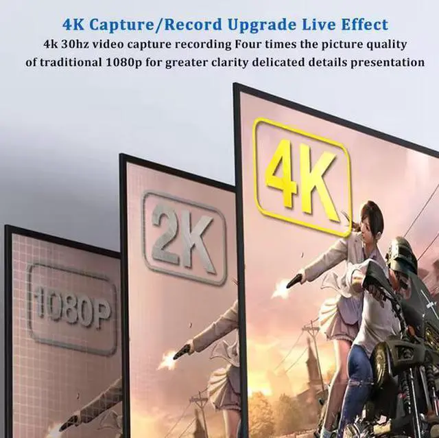 Alt view image 3 of 6 - ULT-unite USB 3.0 4K HDMI Video Capture Card - MS213+VL162 Chip, YUY2 Color Format, Plug & Play, for Live Streaming, Game Recording, PS5, Switch, PC