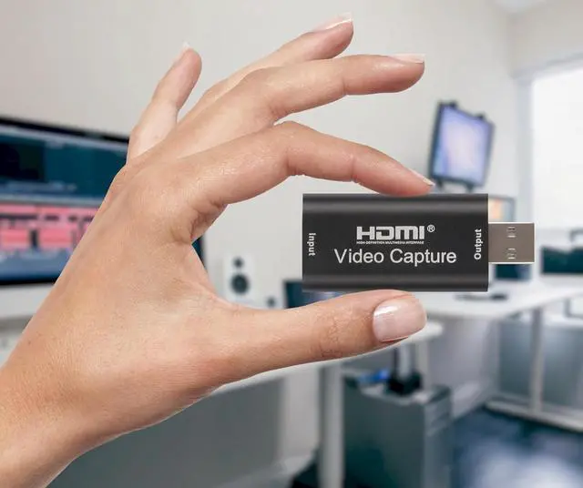 Alt view image 2 of 6 - Audio Express 4K HDMI Video Capture Card, Cam Link Card Game Audio Adapter HDMI to USB 2.0 Record Capture Device for Streaming, Live Broadcasting, Video Conference, Teaching, Gaming