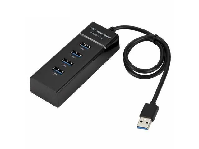 Alt view image 6 of 7 - High Speed 4 Ports USB 3.0 Hub USB Splitter Portable USB Port USB HUB for Apple Macbook Air Laptop PC Tablet High Speed eokCXOY
