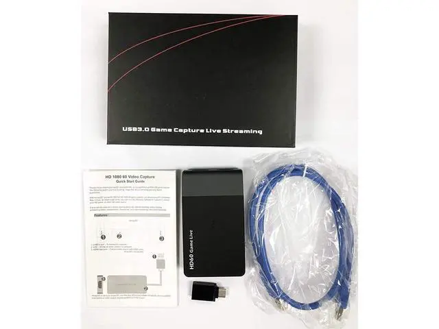 Alt view image 7 of 7 - EZCAP USB3.0 Video Capture 1080P 60FPS HDMI to USB 3.0 Game HD Video Capture Card Online Live Streaming Broadcast with Microphone Input eokCXOY