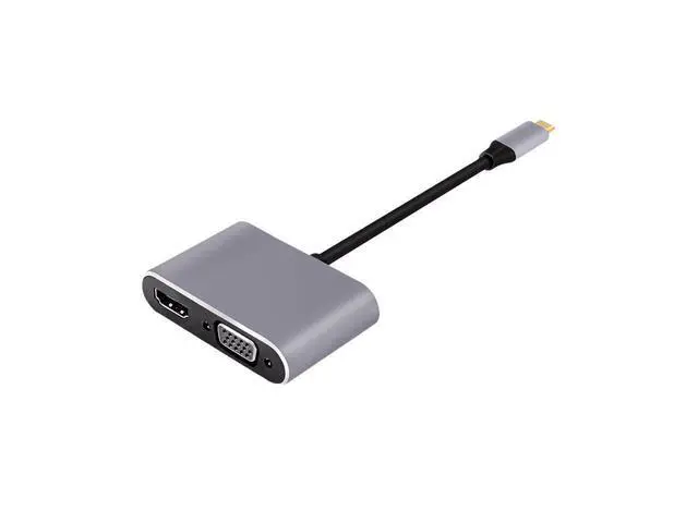 Alt view image 7 of 7 - USB C HUB Type C To HDMI A VGA With 87W PD Charge Port Type C Dock Splitter For MacBook Laptop USB Type-C Converter HUB Adapter eokCXOY