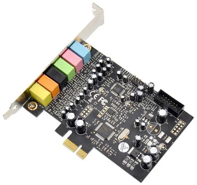 Alt view image 2 of 7 - Pcie 7.1CH Sound Card Stereo Surround Sound PCI-E Built-In 7.1 Channel Audio Audio System CM8828 eokCXOY