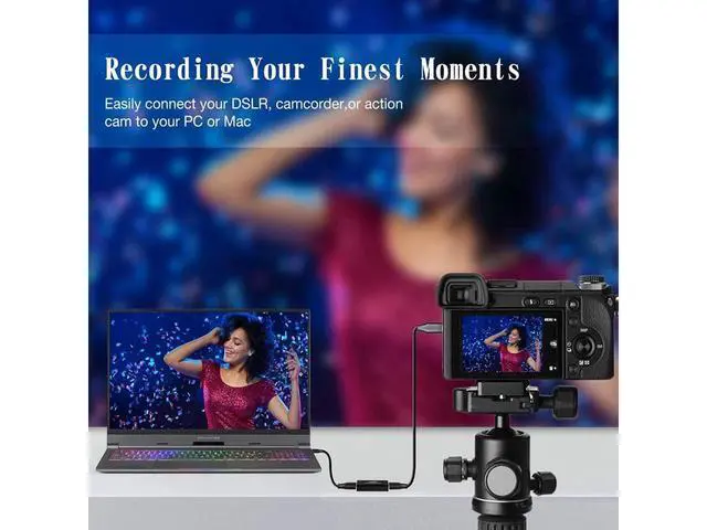 Alt view image 6 of 7 - Video Capture Card, USB3.0 HDMI to USB C Audio Capture Card, 4K 1080P 60FPS Capture with Type-C Adapter Devices for Gaming Live Streaming Video Recorder, for Windows Mac OS System OBS Zoom eokCXOY