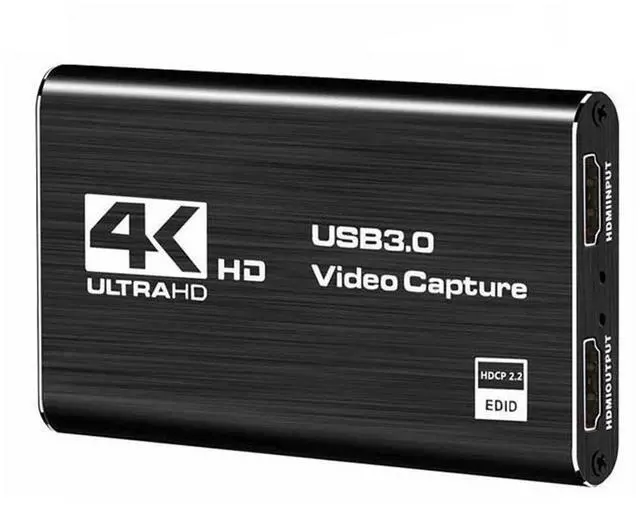 Main image of 4K 60hz Loop HDMI Capture Card Placa de Video Recording Plate Live Streaming USB 2.0 3.0 1080p 60FPS Grabber with Micr & HDMI Loop-Out, for PS4 Game DVD Camera (OZC3) eokCXOY