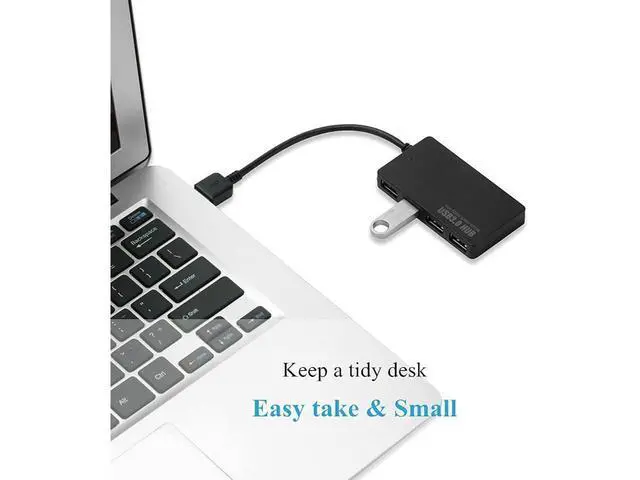 Alt view image 5 of 6 - USB 3.0 Hub-USB Port Expander, Multi USB Port, Ultra Slim Portable Data Hub Applicable, for Keyboard & Mouse Printer USB Fan&Lamp Portable Storage Device, 4 Port USB3.0 Hub eokCXOY