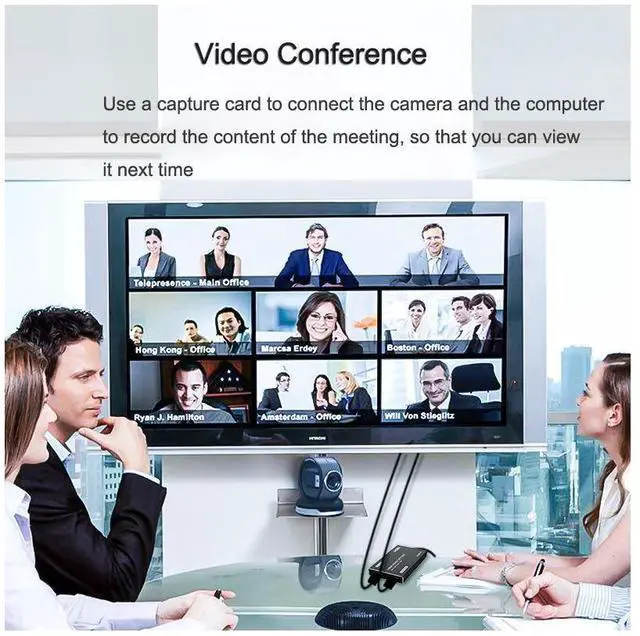 Alt view image 7 of 7 - 4K HDMI Video Capture Card USB3.0 1080p 60Hz Capture Card Screen Dongle Game Streaming Live Broadcasts Video Recording With Video HDMI Loop Out Audio Microphone Input For Linux Mac OS Windows PS4