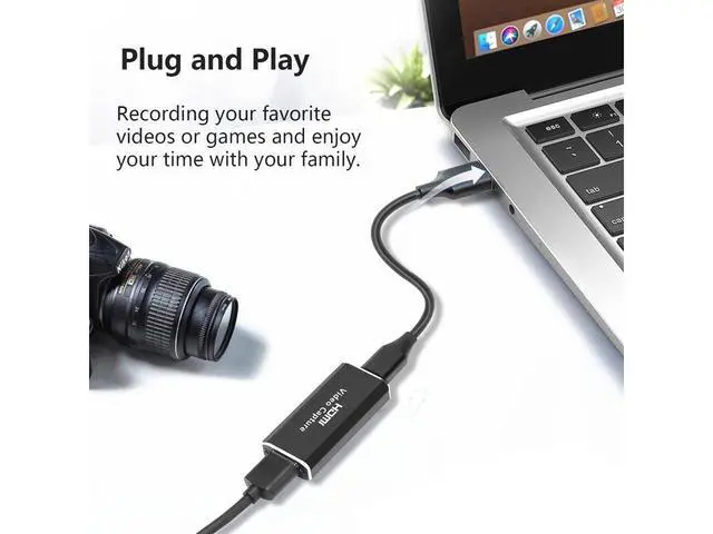 Alt view image 3 of 7 - Video Capture Card, USB3.0 HDMI to USB C Audio Capture Card, 4K 1080P 60FPS Capture with Type-C Adapter Devices for Gaming Live Streaming Video Recorder, for Windows Mac OS System OBS Zoom eokCXOY