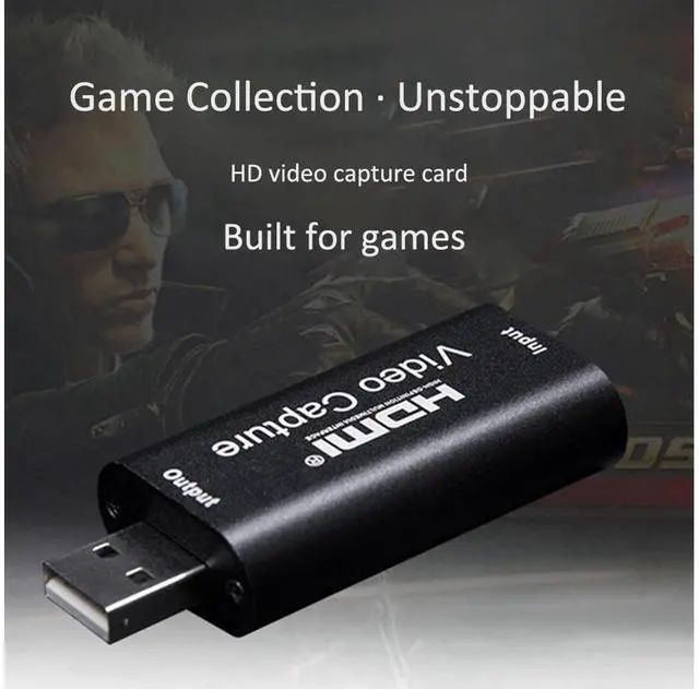 Alt view image 3 of 7 - New 1080p USB2.0 HDMI Capture Card 1 Channel HDMI Video Capture Card Live Recording Box Audio Video Capture Card Portable USB HD Video Capture Card eokCXOY