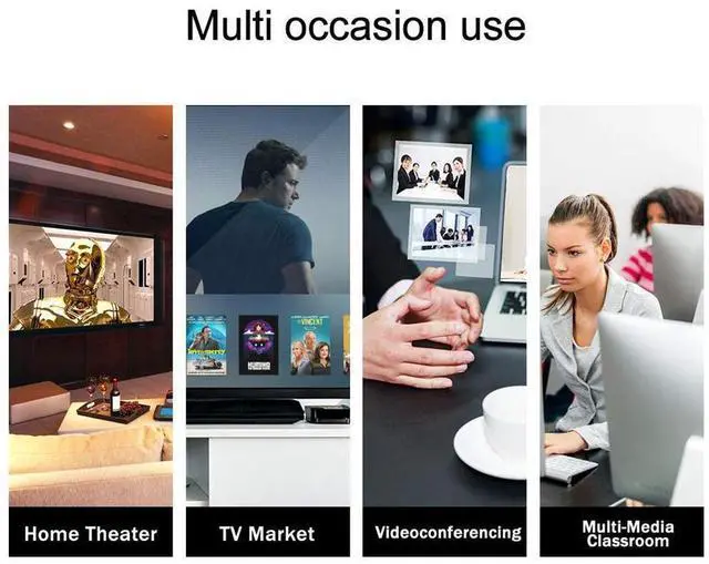 Alt view image 6 of 7 - 1x4 HDMI 2.0 Gaming Splitter with EDID mode, 4K @60Hz 8:8:8, 18Gbps, Audio Extractor, EDID, 4 Port, 1 in 4 Out HDMI Splitter for Game Xbox PS5 1080p120Hz Roku eokCXOY