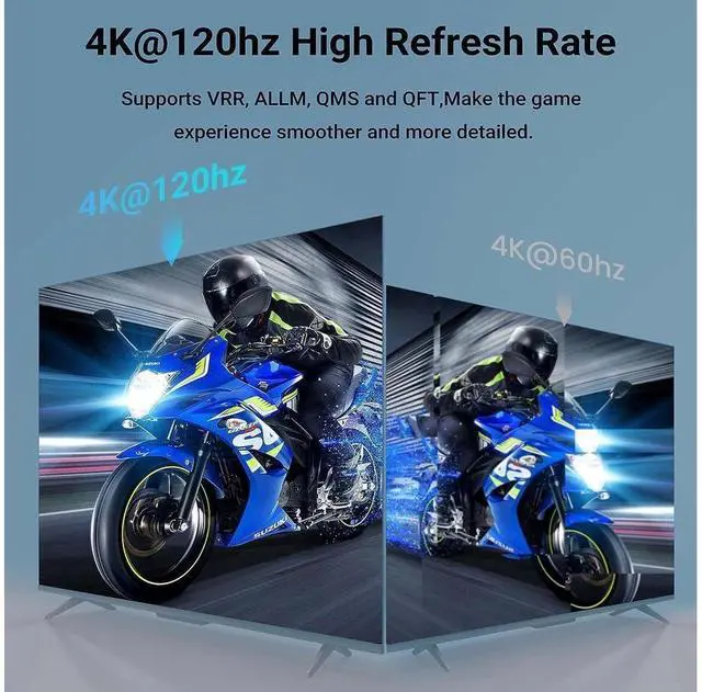 Alt view image 2 of 7 - 8K HDR HDMI Switch, 5 Ports 8K 60Hz HDMI 2.1 Switcher Selector with IR Remote, Supports Ultra HD Dolby Vision, High Speed (Max to 18.5Gbps), HDR10, HDCP 2.3 & 3D - OZ8Q5 eokCXOY