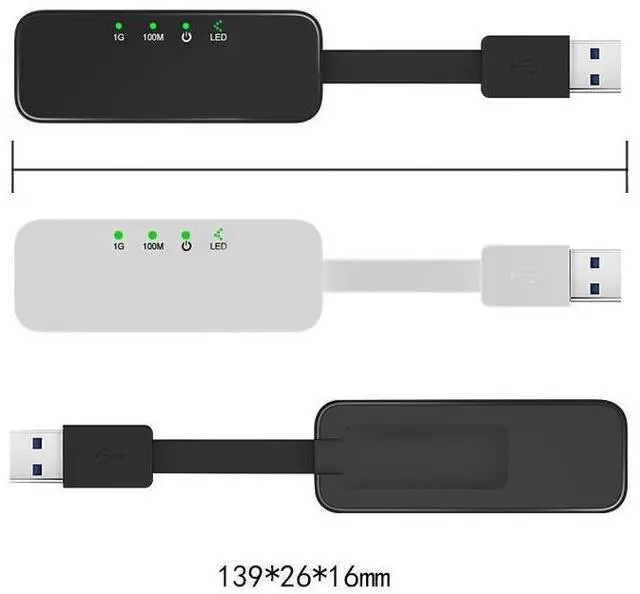 Alt view image 4 of 6 - USB 3.0 Network Card Adapter USB to Ethernet RJ45 Lan Gigabit Internet for Nintendo Switch Windows 7/8/10/11/XP eokCXOY