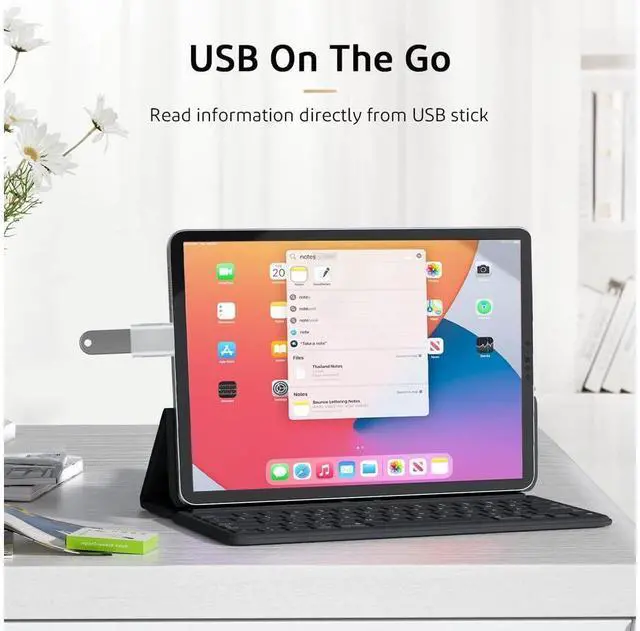 Alt view image 7 of 7 - Upgrade 10Gbps USB C to USB 3.0 OTG Adapter (4 Pack), USB Type C Male to USB A Female, Thunderbolt 4/3 to USB Converter for M-ac-Book Pro/Air, i-Pad, i-Mac and More Type C Devices - Silver eokCXOY