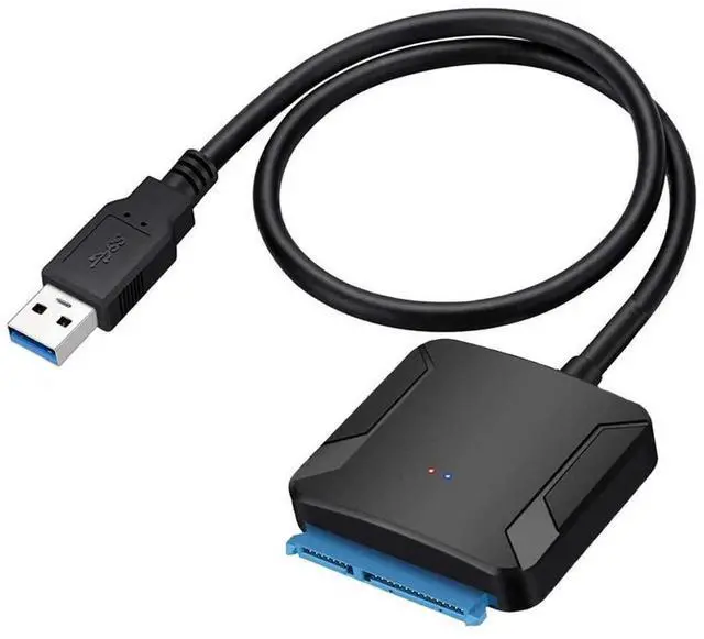 Main image of USB 3.0 to SATA Adapter SATA to USB Cable SATA to USB 3.0 External Converter 5Gbps High Speed Plug and Play Cable USB 3.0 to SATA III Hard Driver Adapter Compatible for 2.5/3.5 Inch HDD SSD eokCXOY