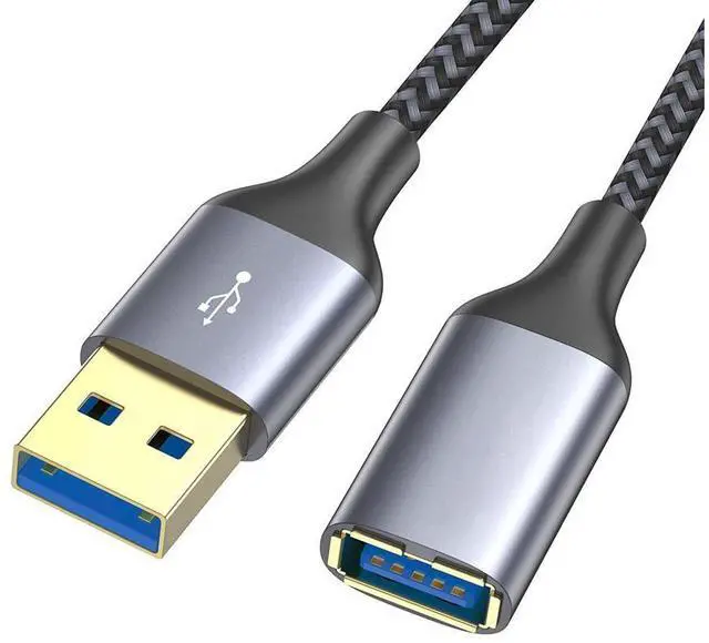 Main image of USB 3.0 Extension Cable 10ft/3M, USB A Male to A Female Cable USB Extension Lead High Speed 5Gbps Data Transfer Compatible for Printer, Scanner, Camera, Keyboard, Card Reader, Hard Drive, USB Disk