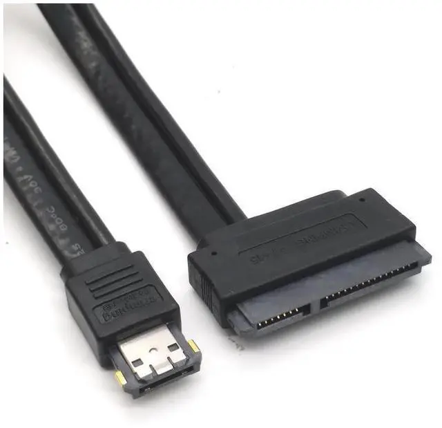Alt view image 4 of 5 - 1Pc Power Esata USB 2.0 5V 12V Combo to 2.5'' 3.5'' 22Pin Sata HDD Adapter Cable eokCXOY