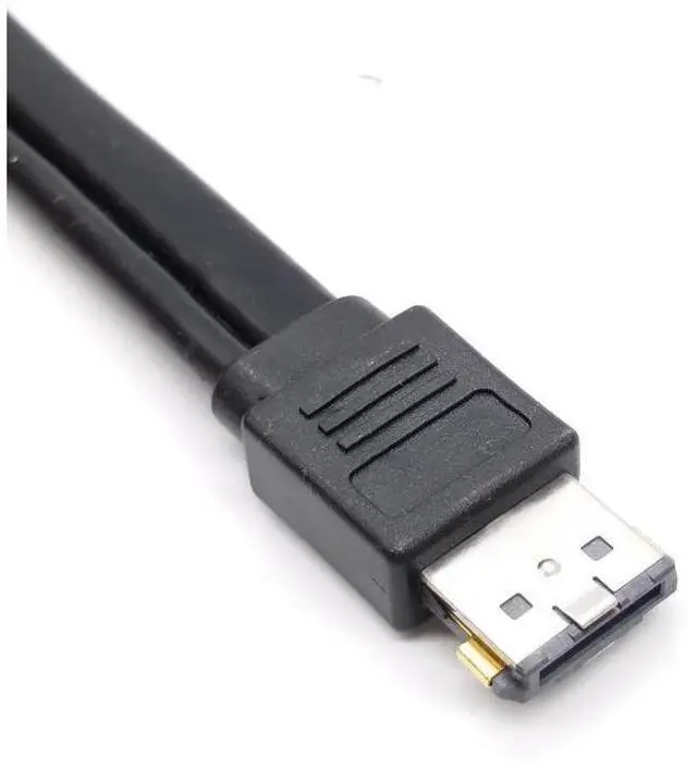 Alt view image 2 of 5 - 1Pc Power Esata USB 2.0 5V 12V Combo to 2.5'' 3.5'' 22Pin Sata HDD Adapter Cable eokCXOY