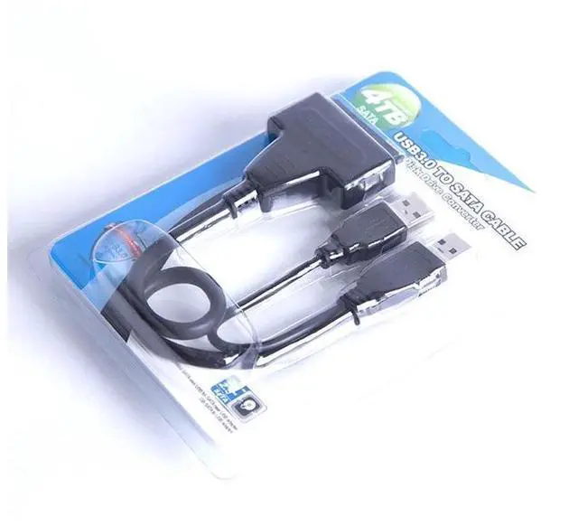 Alt view image 4 of 4 - SATA To USB 3.0 Hard Driver Adapter Support 2.5 Inches External SSD HDD Hard Drive 22 Pin SATA III Cable Sata USB Cable (with USB2.0 Power Cable ) eokCXOY