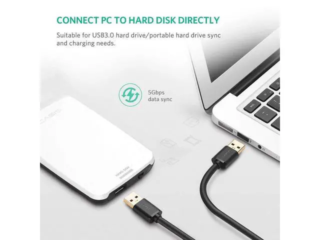 Alt view image 5 of 7 - USB 3.0 Cable (USB to USB Cable Male to Male) for External Hard Drives, Modems, Printers, Cameras, Computer, Laptop & More (3.3 Feets, 1m) eokCXOY